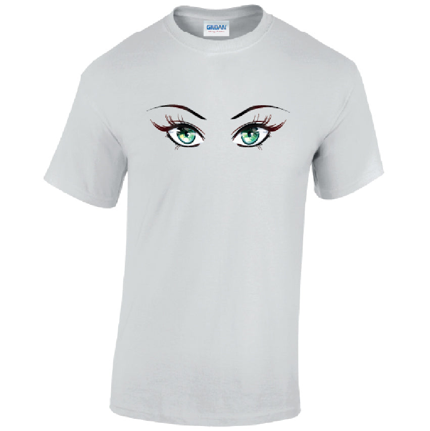 Green Eyes Mens Cotton T-Shirt 5 sizes 3 Colours Available Printed MT32