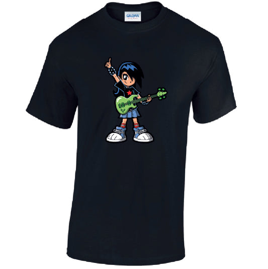 Guitar Boy Mens Cotton T-Shirt 5 sizes 3 Colours Available Printed MT33