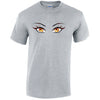 Orange Eyes Mens Cotton T-Shirt 5 sizes 3 Colours Available Printed MT35