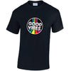 Good Vibes Mens Cotton T-Shirt Available in Black Grey and White MT39