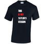 This Is Not Version Mens Cotton T-Shirt Available in Black Grey and White MT45
