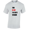 This Is Not Version Mens Cotton T-Shirt Available in Black Grey and White MT45