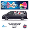 MWBFC07 Red and Black Xs Mwb Van Panel Wrap Kit