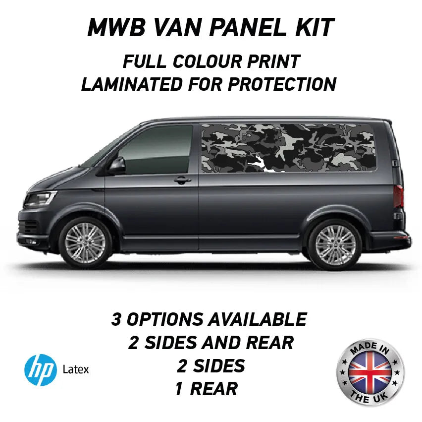 Printed Panel Wrap Kit Available for Small,Swb,Mwb,Lwb