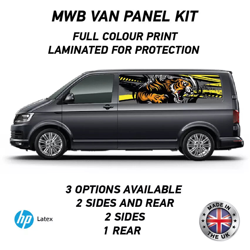 Printed Panel Wrap Kit Available for Small,Swb,Mwb,Lwb