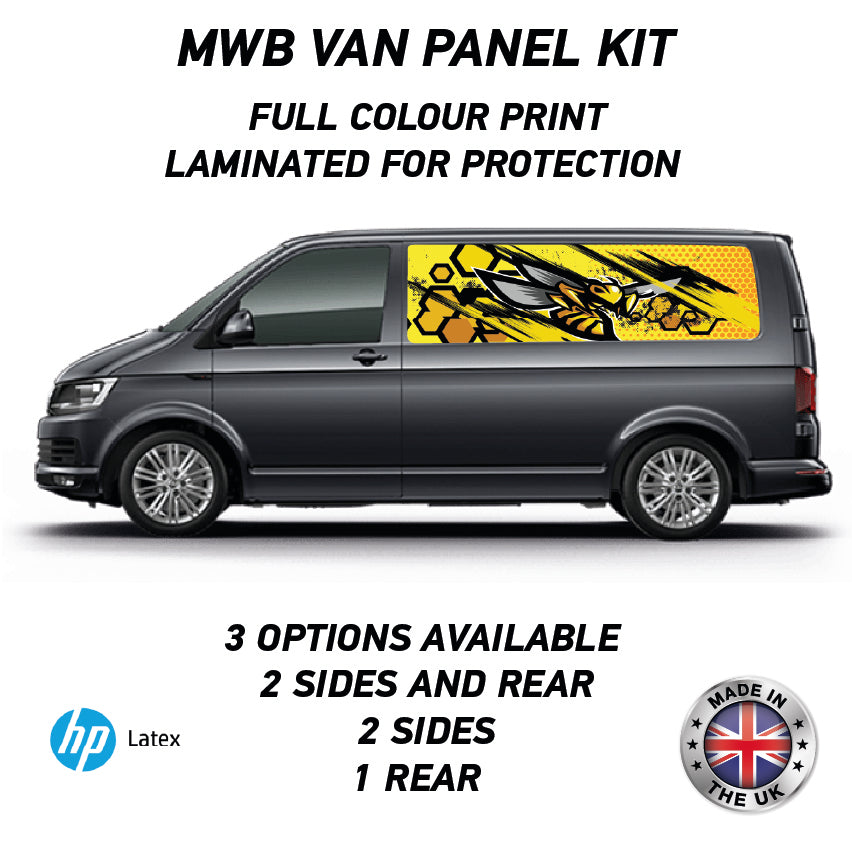 Printed Panel Wrap Kit Available for Small,Swb,Mwb,Lwb