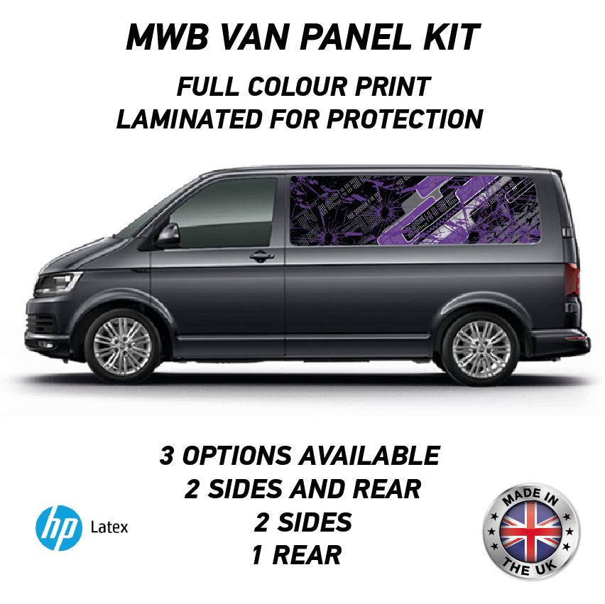Printed Panel Wrap Kit Available for Small,Swb,Mwb,Lwb
