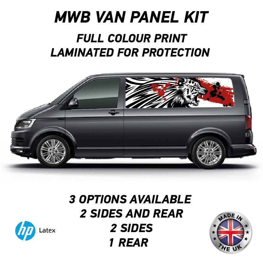 Printed Panel Wrap Kit Available for Small,Swb,Mwb,Lwb