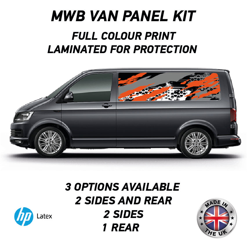 Printed Panel Wrap Kit Available for Small,Swb,Mwb,Lwb