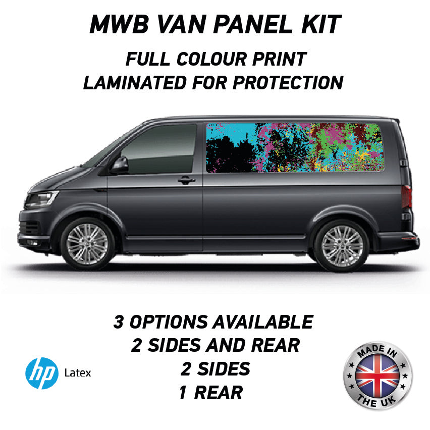Printed Panel Wrap Kit Available for Small,Swb,Mwb,Lwb