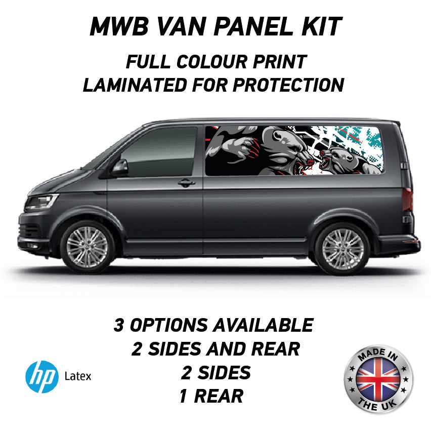 Printed Panel Wrap Kit Available for Small,Swb,Mwb,Lwb