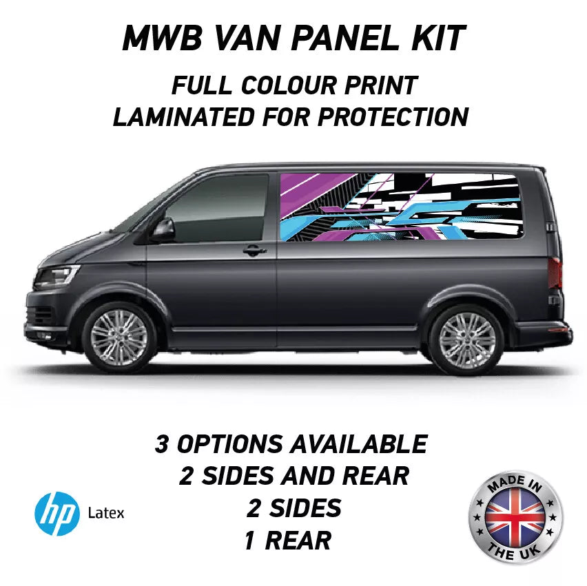 Printed Panel Wrap Kit Available for Small,Swb,Mwb,Lwb