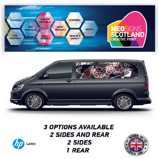 MWBFC20 Hexagon Pattern  Mwb Van Panel Wrap Kit