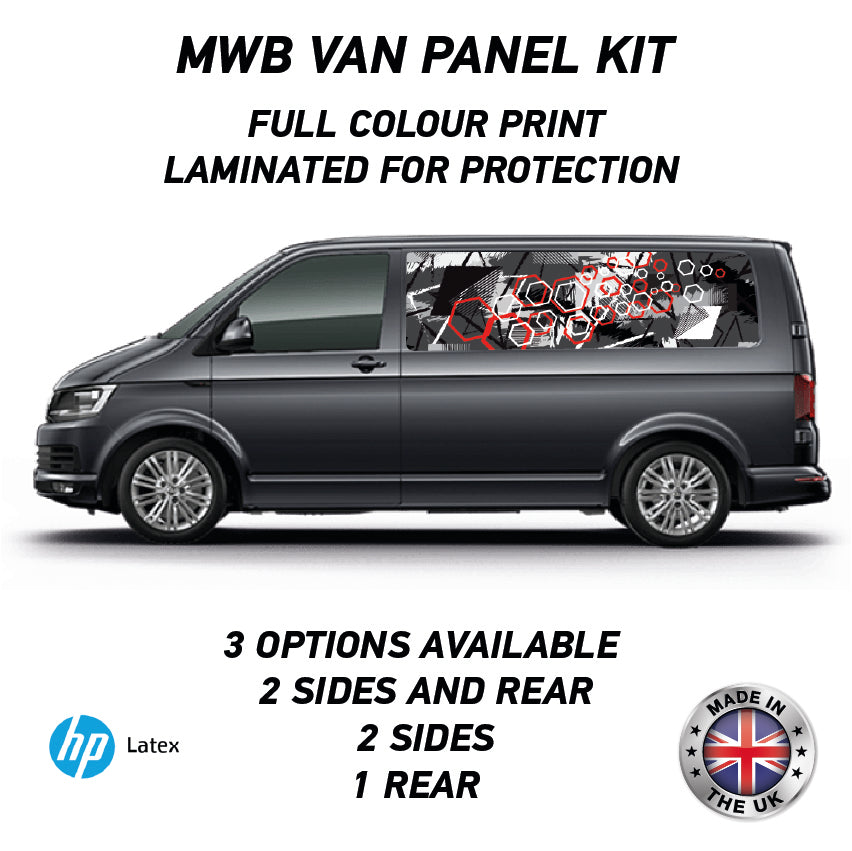 Printed Panel Wrap Kit Available for Small,Swb,Mwb,Lwb