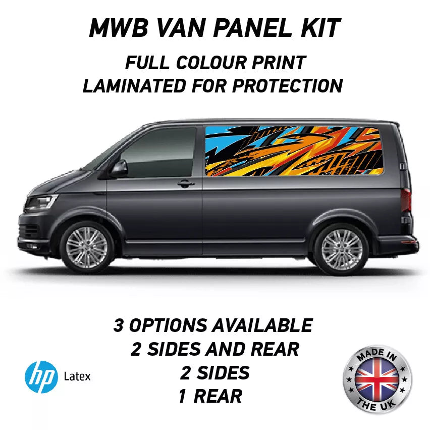 Printed Panel Wrap Kit Available for Small,Swb,Mwb,Lwb