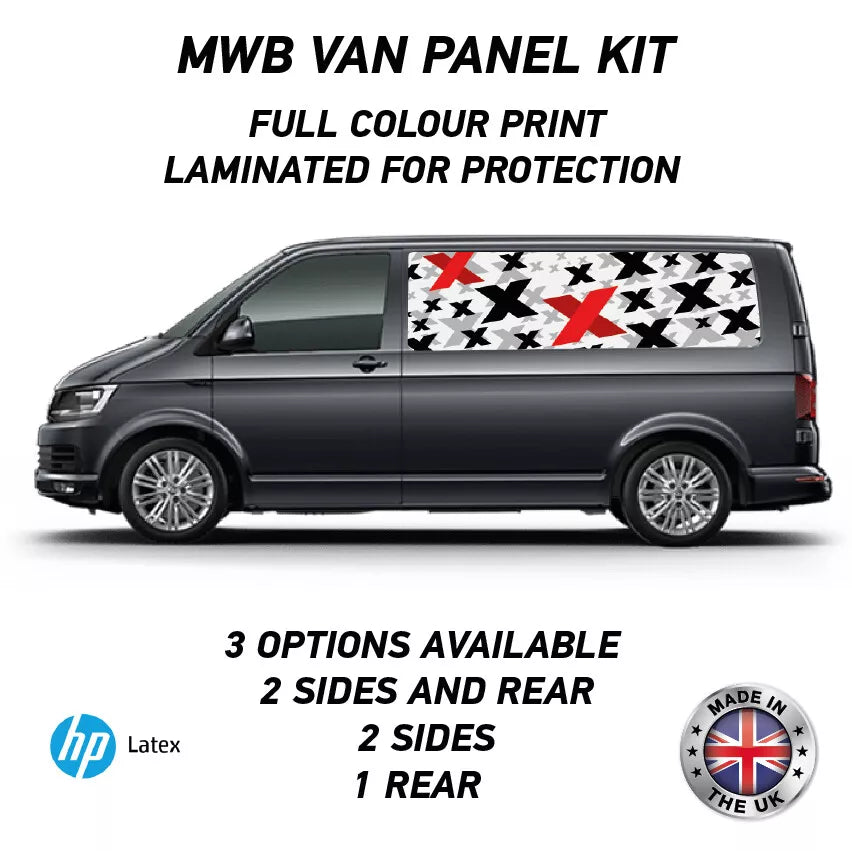 Printed Panel Wrap Kit Available for Small,Swb,Mwb,Lwb
