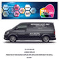 VAN03 Mwb Van Graphics Kit Sign Writing Vehicle lettering Livery signs Text only