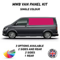 SPVK03 Coloured Panel Wrap Kit Available for Mwb Vans 42 Colours Available