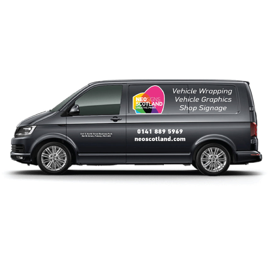 VAN08 Mwb Van Graphics Kit Sign Writing Vehicle lettering Livery signs Logo and Text
