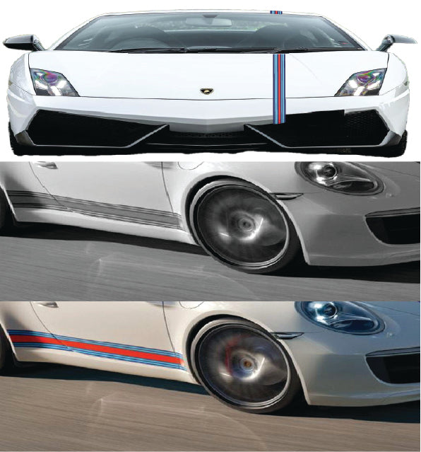 Martini Racing Pin Stripes & Bonnet Stripes