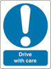 Mandatory A5 stickers (2x148mm X 210mm) Health And Safety Warning Sticker Latex Printed MAND021-090