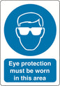 Mandatory A5 stickers (2x148mm X 210mm) Health And Safety Warning Sticker Latex Printed MAND021-090