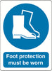 Mandatory A5 stickers (2x148mm X 210mm) Health And Safety Warning Sticker Latex Printed MAND021-090