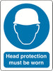 Mandatory A5 stickers (2x148mm X 210mm) Health And Safety Warning Sticker Latex Printed MAND021-090
