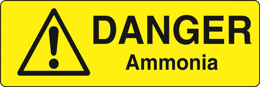 Danger Warning Stickers (100mm x 50mm) Health And Safety Warning Sticker Latex Printed MARK001B -015B
