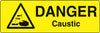 Danger Warning Stickers (100mm x 50mm) Health And Safety Warning Sticker Latex Printed MARK001B -015B