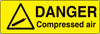 Danger Warning Stickers (100mm x 50mm) Health And Safety Warning Sticker Latex Printed MARK001B -015B