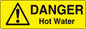 Danger Warning Stickers (100mm x 50mm) Health And Safety Warning Sticker Latex Printed MARK001B -015B