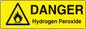 Danger Warning Stickers (100mm x 50mm) Health And Safety Warning Sticker Latex Printed MARK001B -015B