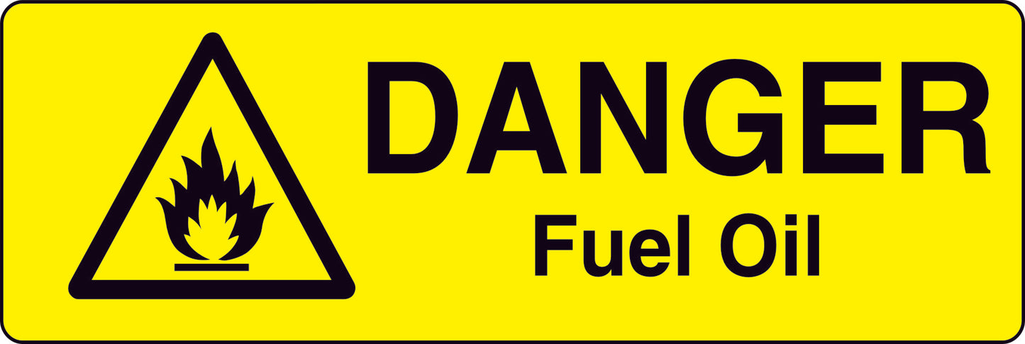 Danger Warning Stickers (100mm x 50mm) Health And Safety Warning Sticker Latex Printed MARK001B -015B