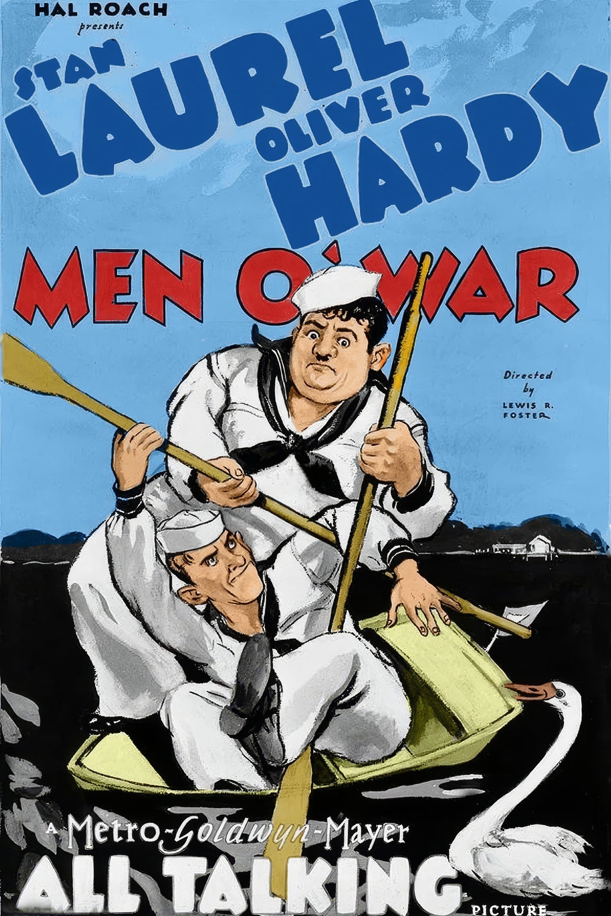 1920 Men O_War (1929) Film/Movie Premium Waterproof & Tear Resistant Posters
