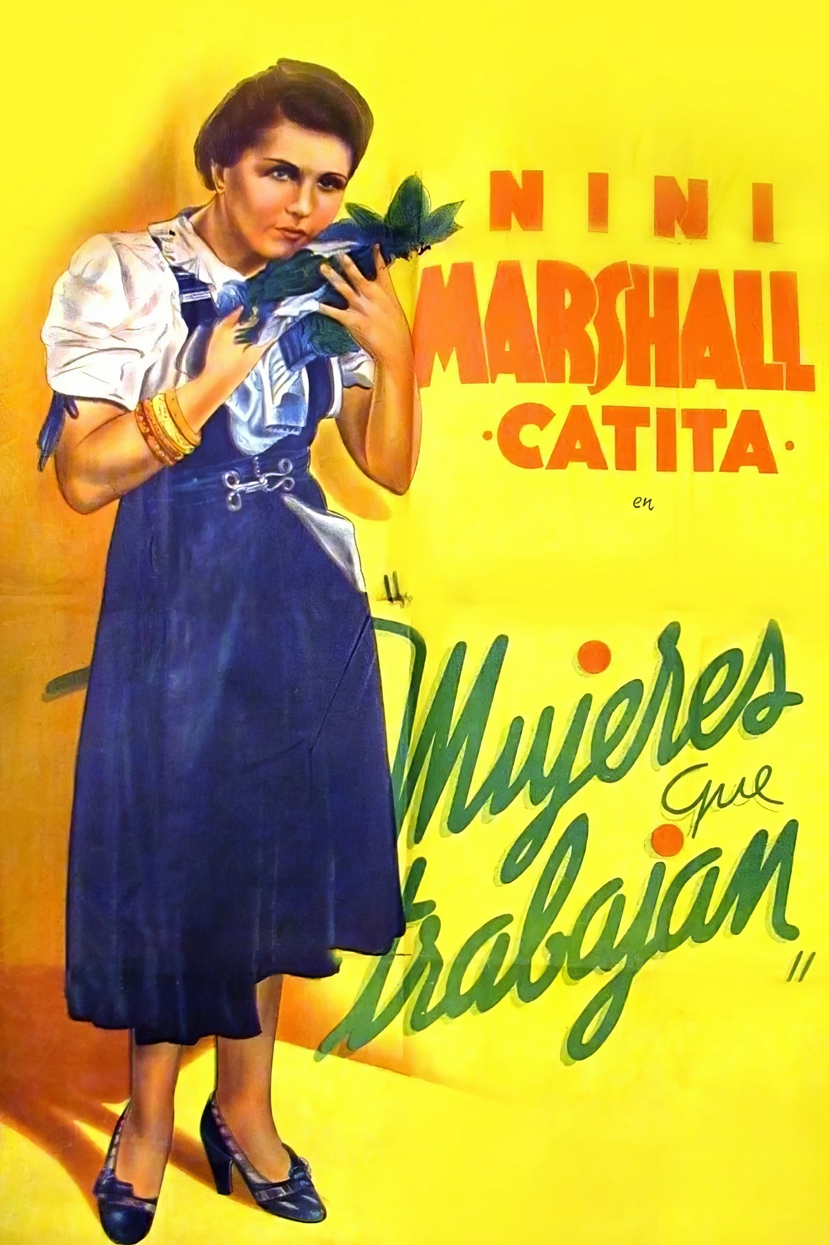 Mujeres que trabajan (1938) Film/Movie Premium Waterproof & Tear Resistant Posters