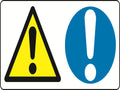 MULTI001-40 Dual Warning Labels Various Designs and Sizes Available