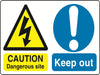 Dual Warning A7 stickers (4x74mm x 105mm) Health And Safety Warning Sticker Latex Printed Various Designs Available MULTI001-40