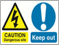 Dual Warning A7 stickers (4x74mm x 105mm) Health And Safety Warning Sticker Latex Printed Various Designs Available MULTI001-40