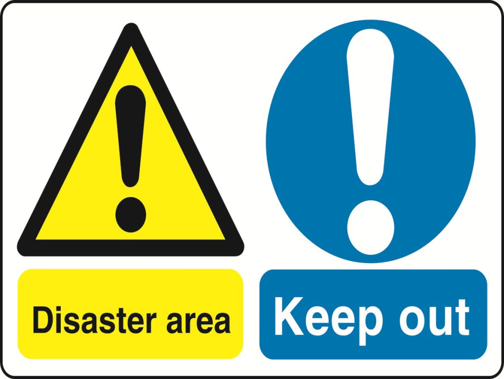 MULTI001-40 Dual Warning Labels Various Designs and Sizes Available