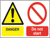Dual Warning A7 stickers (4x74mm x 105mm) Health And Safety Warning Sticker Latex Printed Various Designs Available MULTI001-40