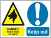 Dual Warning A7 stickers (4x74mm x 105mm) Health And Safety Warning Sticker Latex Printed Various Designs Available MULTI001-40