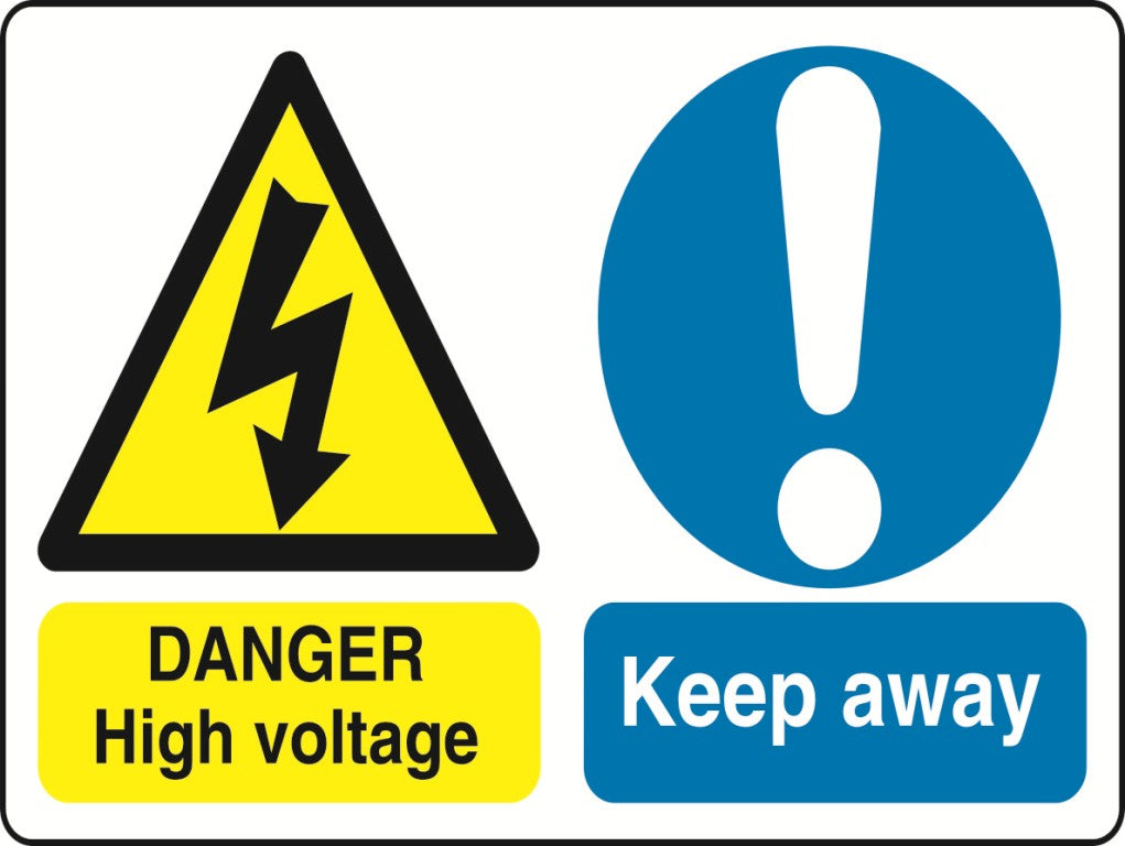 Dual Warning A7 stickers (4x74mm x 105mm) Health And Safety Warning Sticker Latex Printed Various Designs Available MULTI001-40