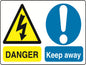 Dual Warning A7 stickers (4x74mm x 105mm) Health And Safety Warning Sticker Latex Printed Various Designs Available MULTI001-40