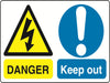 Dual Warning A7 stickers (4x74mm x 105mm) Health And Safety Warning Sticker Latex Printed Various Designs Available MULTI001-40