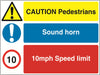 Dual Warning A7 stickers (4x74mm x 105mm) Health And Safety Warning Sticker Latex Printed Various Designs Available MULTI001-40