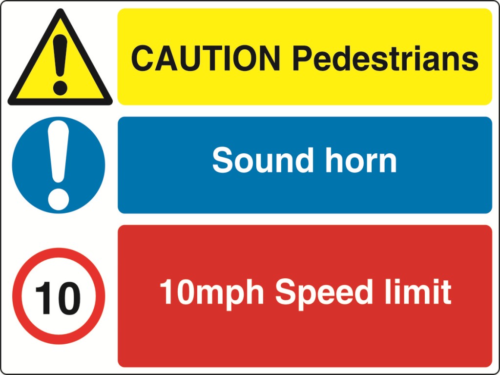 MULTI001-40 Dual Warning Labels Various Designs and Sizes Available