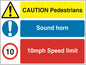 Dual Warning A7 stickers (4x74mm x 105mm) Health And Safety Warning Sticker Latex Printed Various Designs Available MULTI001-40