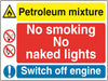 Dual Warning A7 stickers (4x74mm x 105mm) Health And Safety Warning Sticker Latex Printed Various Designs Available MULTI001-40