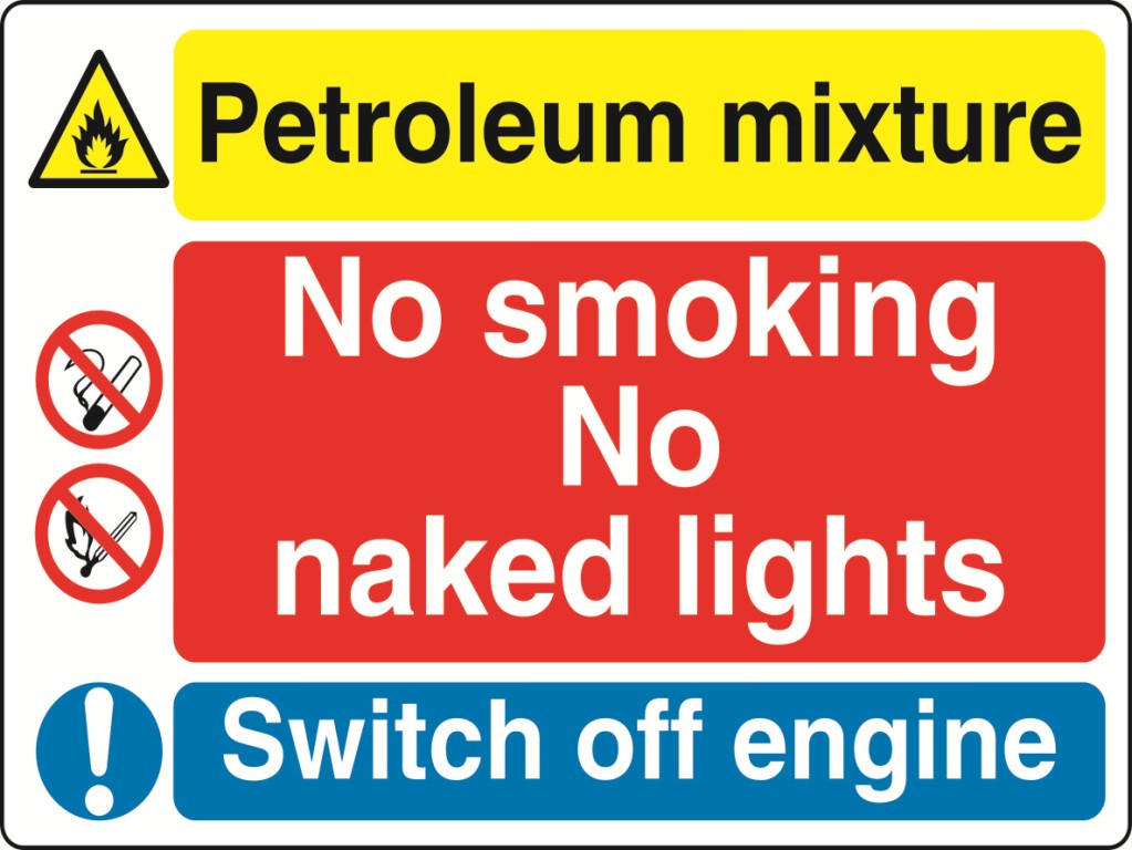 MULTI001-40 Dual Warning Labels Various Designs and Sizes Available
